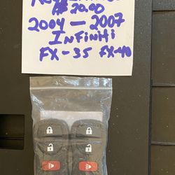 Keyless Remote For FX 35- FX 40 Infiniti