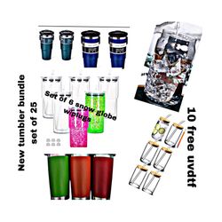 New tumbler set great starter kit 25 tumblers 10 free u dtf