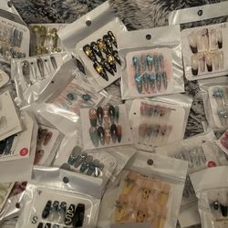 Acrylic Press On Nails Hand Made $3 Each