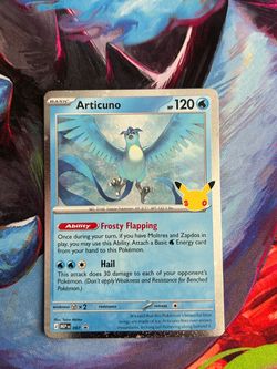 Articuno #97 Black Star Promo Pokemon TCG 30th Celebration