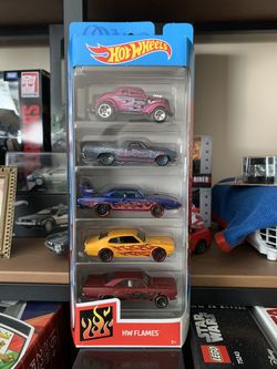 2020 HOT WHEELS HW FLAMES 5 PACK BRAND NEW RELEASE