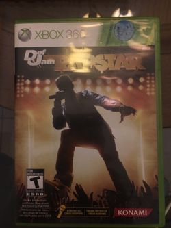 Xbox 360 def jam rap star