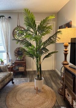 Keeplush Brand-Gorgeous 7Ft Tall Artificial UV Indoor/Outdoor Palm Trees