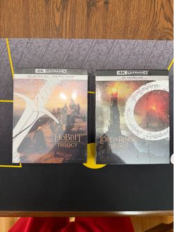 Lord of the Rings and The Hobbit Trilogy’s 4K Blu-ray Theatrical and Extended Editions Brand New (NO DIGITAL)