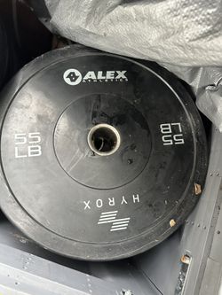 55lb Bumper Plates