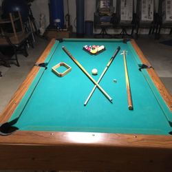 7 Foot SLATE Pool Table