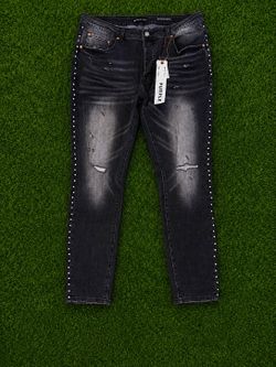 Purple jeans
