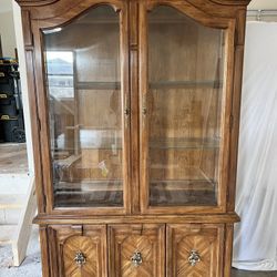 China Cabinet - Solid Oak