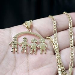 14k Gold Plated Children Necklace 
