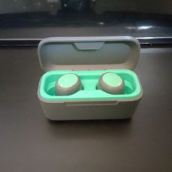 Vinyl Earbuds Mint Colored