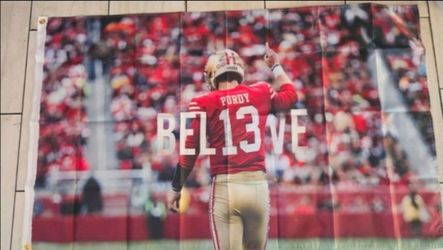 49ers Purdy Flag 5ftx3ft $20 Firm On Price