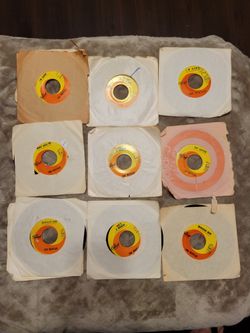 Beatles 45s. There are 3 different titles here