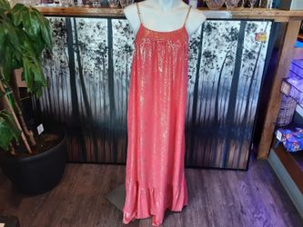 Michael Kors Sangria Long Sun Dress New With Tags Size Extra Small