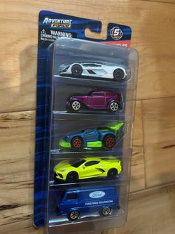 Adventure Force 5 Pack  Lambo 32 Ford Tornado XR Corvette  64 Ford Panel Van
