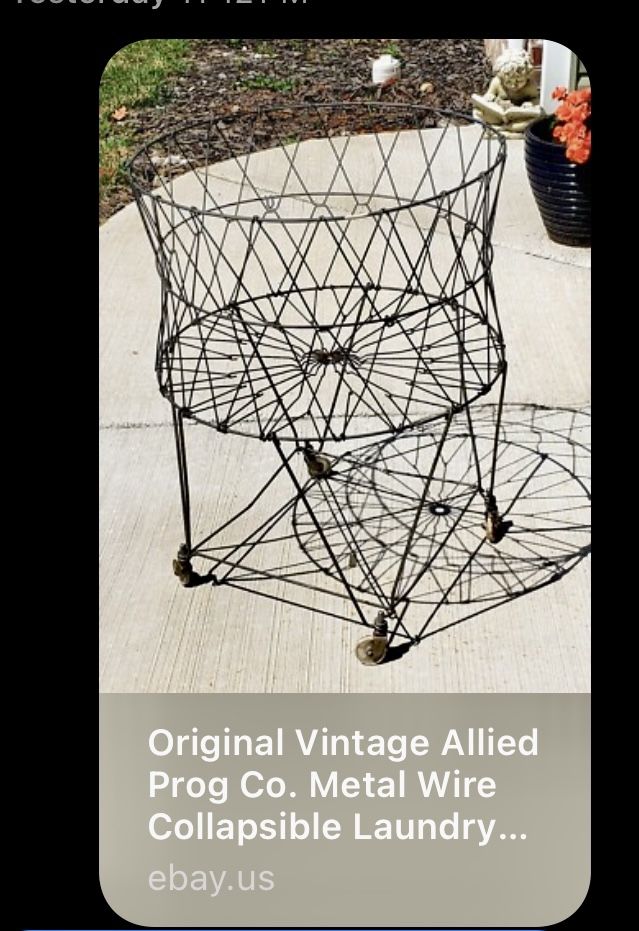 Antique Laundry Basket