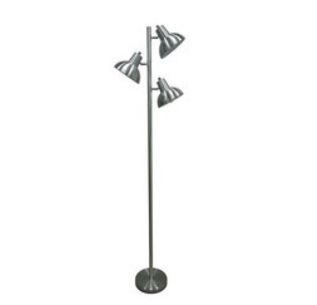 Tree floor lamp silver