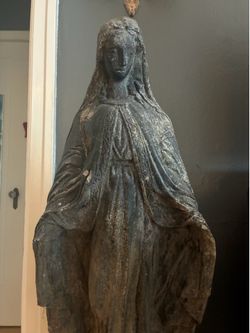 Large stone Virgin Mary Statue