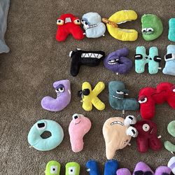 Kids Stuffed Animal Letters ABCs