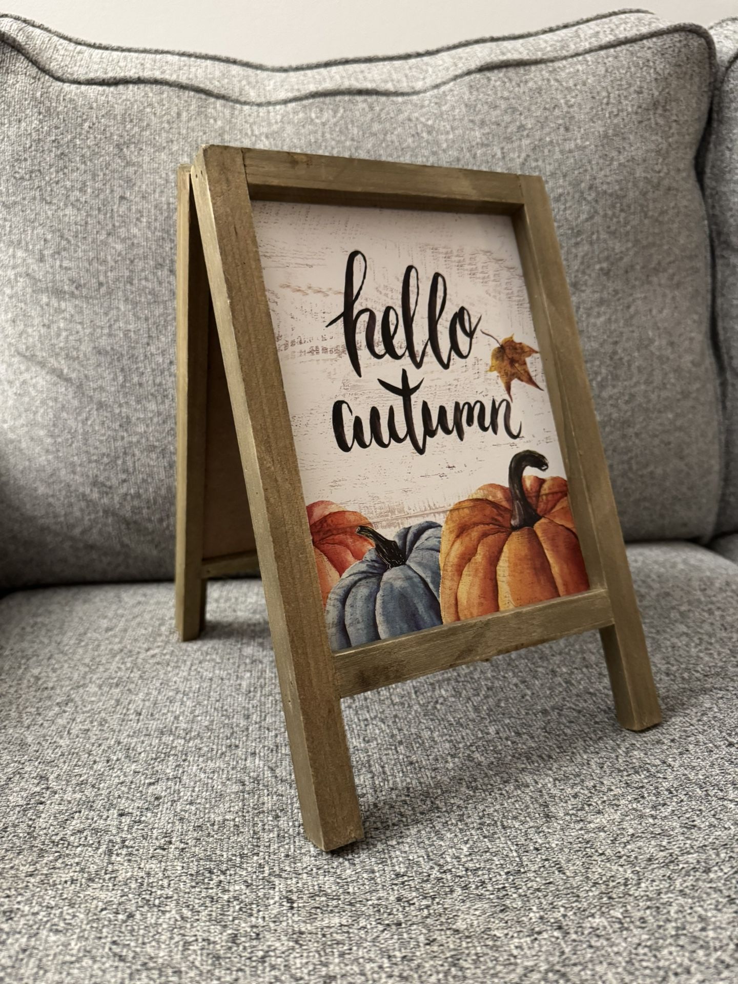 Fall Thanksgiving Rustic Decoration Double Sided
