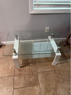 Small glass table
