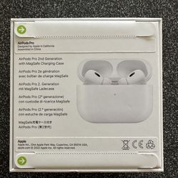 New Apple Airpods Pro 2nd Generation (latest) Unopened Wireless Headphones Noise Cancelling