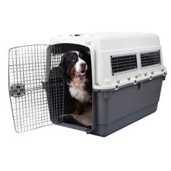 SportPet Designs Airline Approved Plastic Dog Kennel with Wheels, XXX-Large