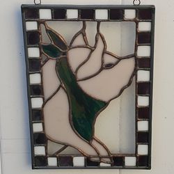 Pig Stain Glass Thumbnail