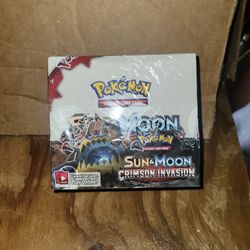 Pokémon Sun and Moon Crimson Invasion Booster Box