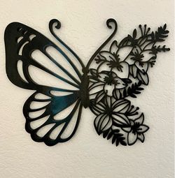 Beautiful Epoxy Butterfly Wall Art