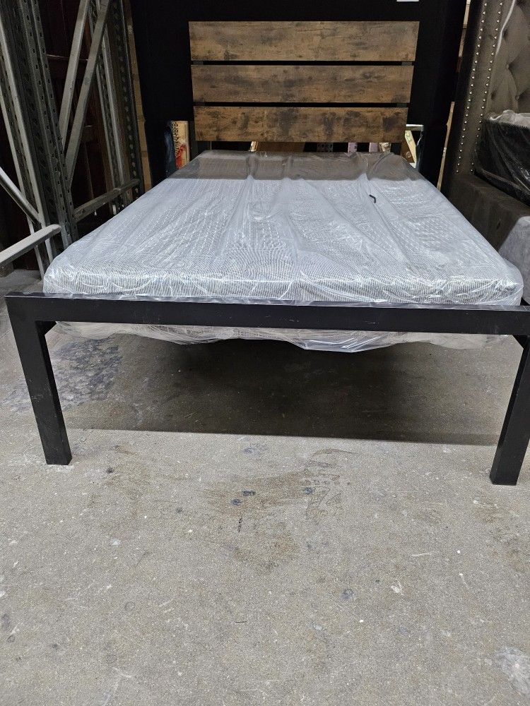 Twin Bed With Mattress 
