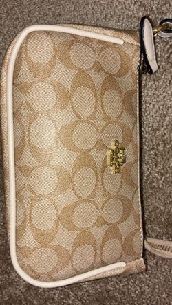 Coach Signature Wristlet Clutch