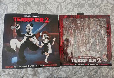 Neca Terrifier 2 Art The Clown & Little Pale Girl 2 packs figures