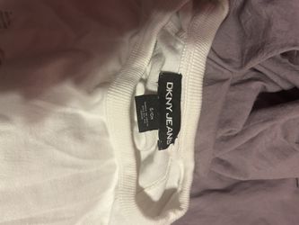 DKNY White Sweatshirt Small