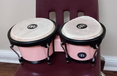 Meinl bongos (pink)