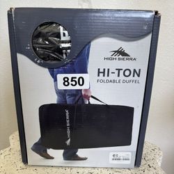 High Sierra Hi-Ton Duffel Bag - Black; Open Box Unused