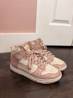 Nike Dunk High Pink and White Sneakers Women’s Size 7.5