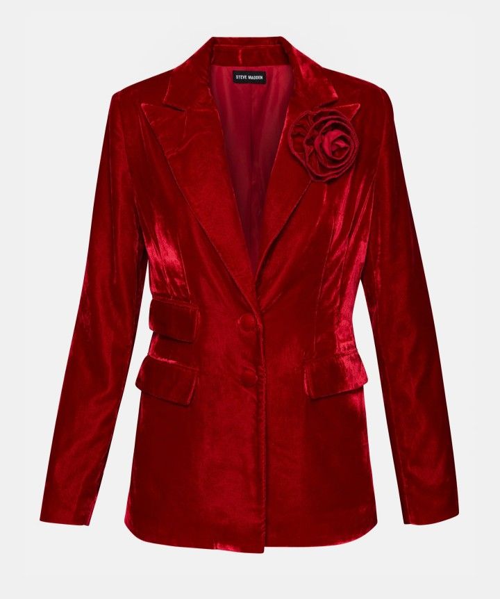 Steve Madden Velvet Blazer XS