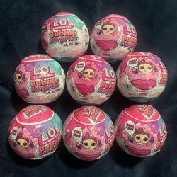 LOL Surprise Lil Sisters Bubble Surprise & SOOO MINI SERIES 1 Lot Of 8 Balls