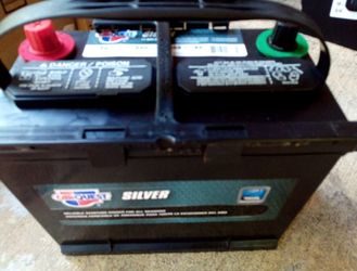 Carquest Silver truck car battery group 56 Jeep rare size