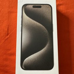 Apple iPhone 15 Pro Natural Or White Unlocked New Sealed With Apple Receipt I Also Have 15 Pro Max I Can Meet Now 
