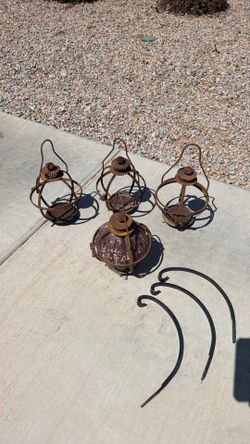 Iron decorative lanterns