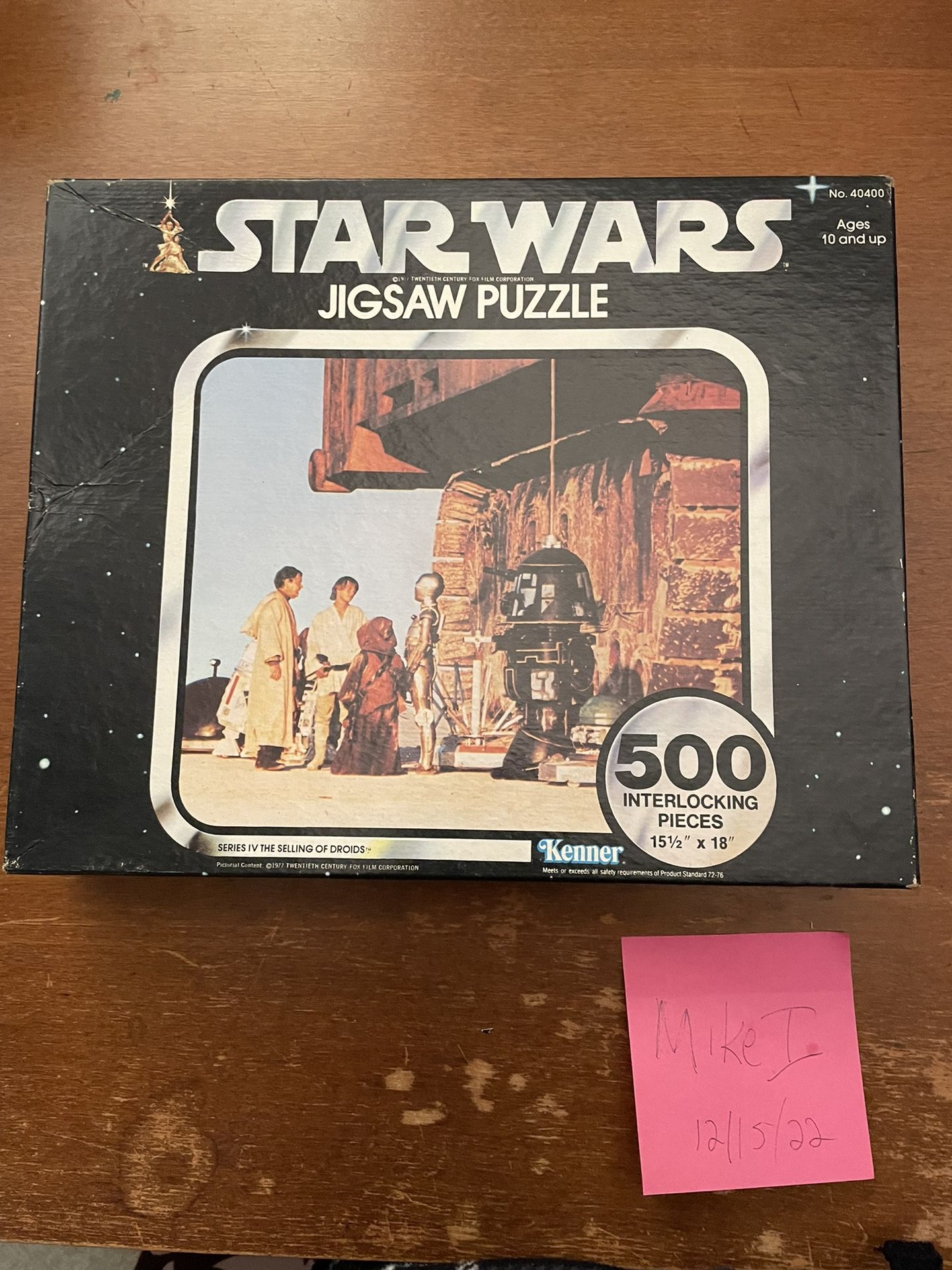 1977 Star Wars Puzzle
