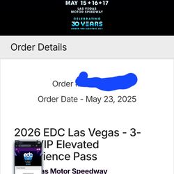 EDC Las VEGAS 2026 VIP TICKET
