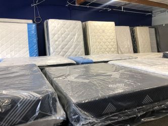 New Mattresses in Plastic Wrap