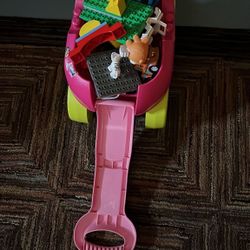 Kids Lego and cart