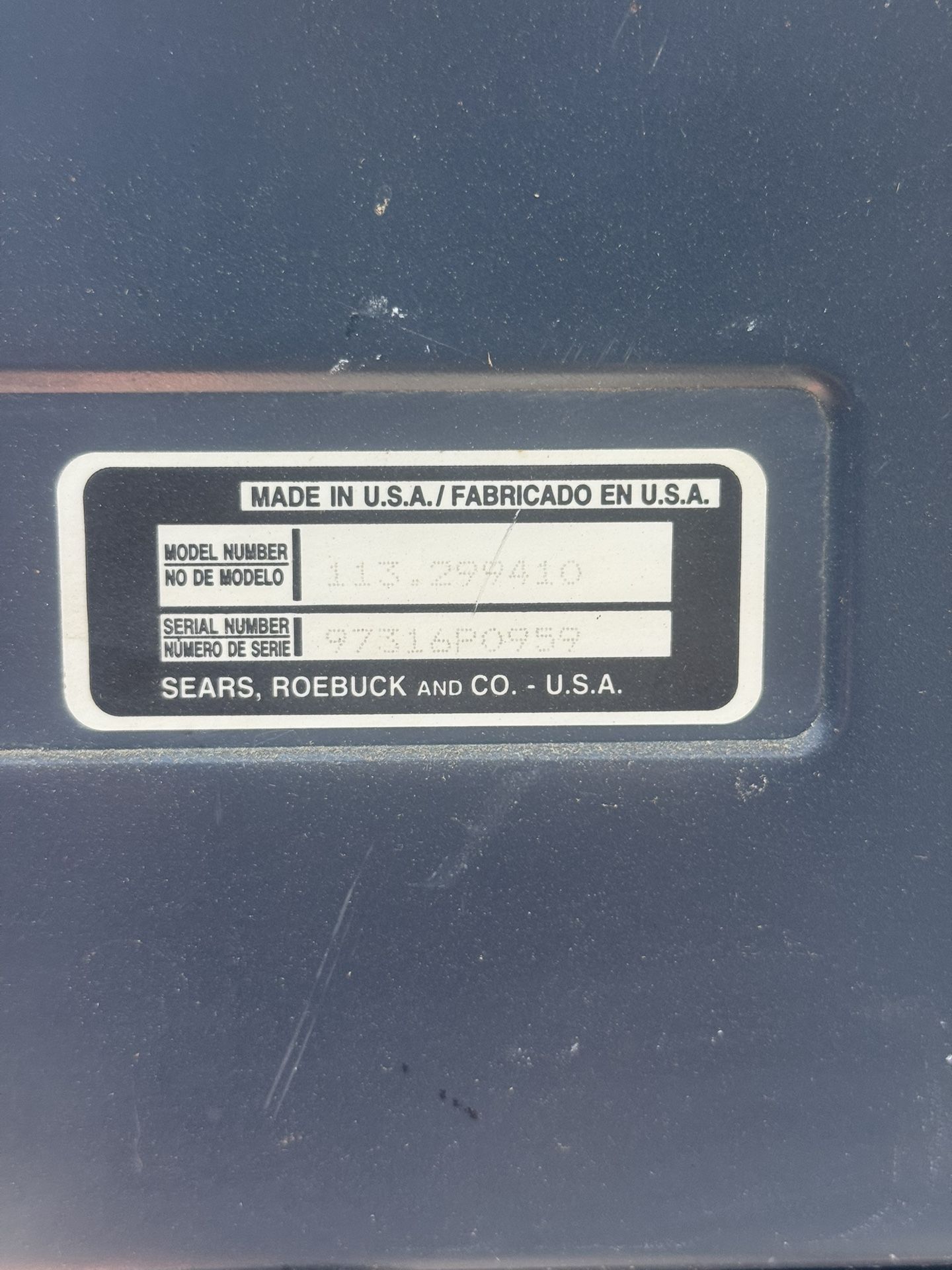 Craftsman 10” Table Saw w/ 3hp Motor & Freud 8” Super Dado Blade Set