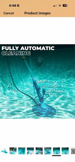 XtremepowerUS Premium Automatic Suction Vacuum-Generic Climb Wall Pool Cleaner Sweeper In-Ground Suction Side + Hose Set