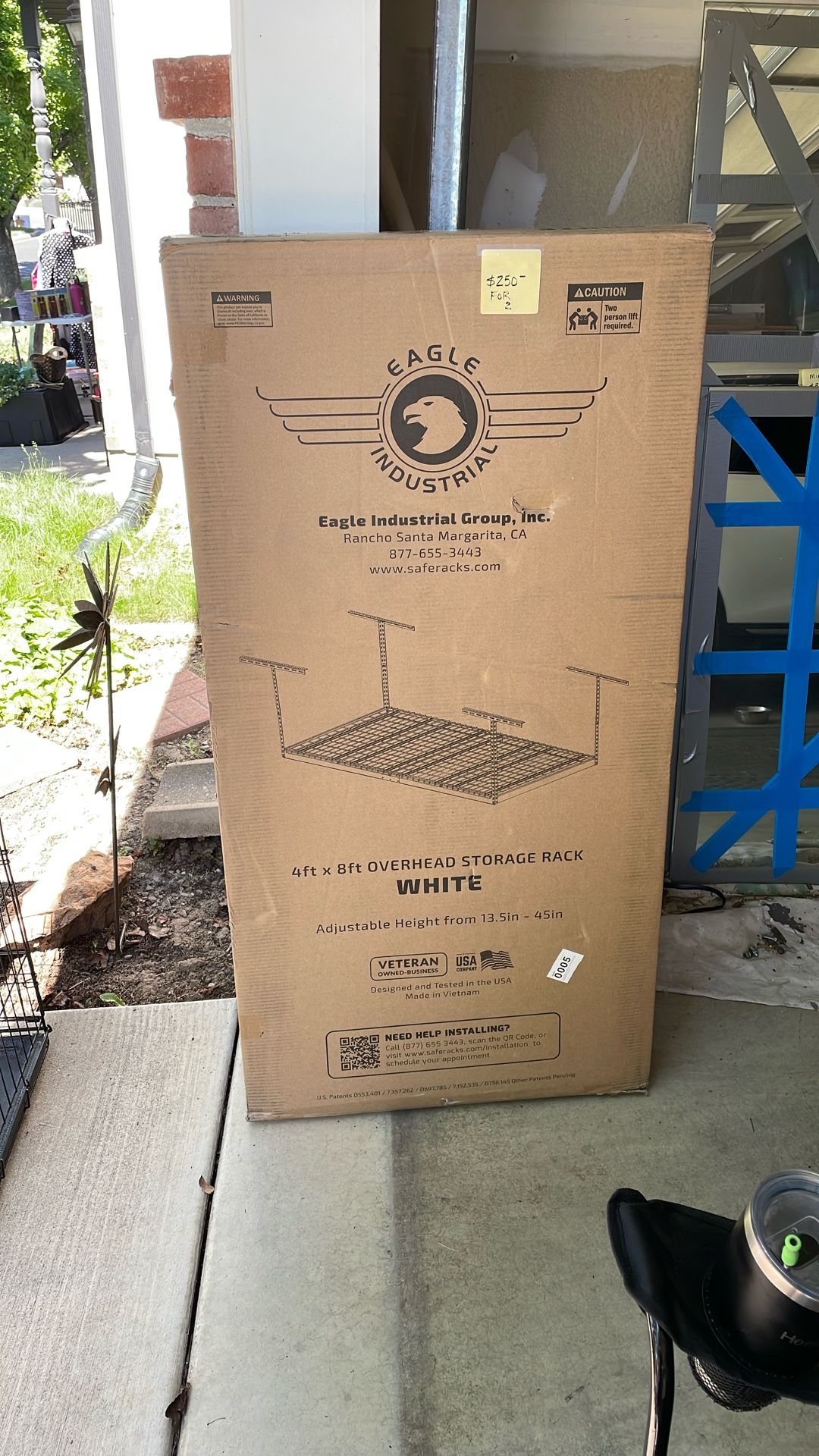 Garage Overhead Storage Racks (2)