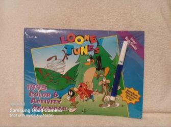 Vintage Looney tunes 1995 color & activity calendar