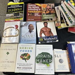 36 self help books for sale at great deal!